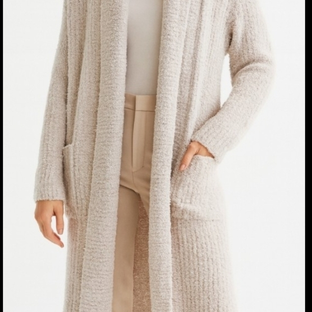 Barefoot Dreams Cozy Cream Long Duster